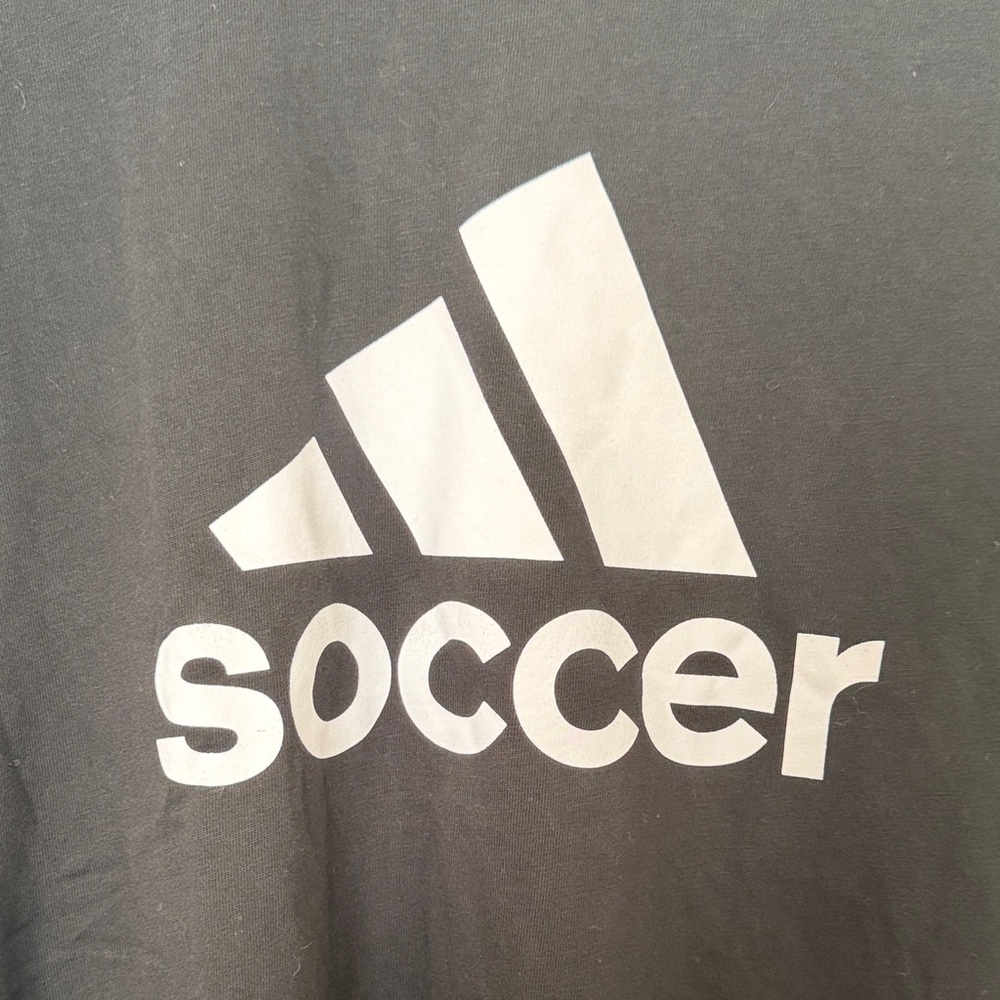 Adidas Men’s Badge of Sport Soccer Tee - Picture 4 of 5